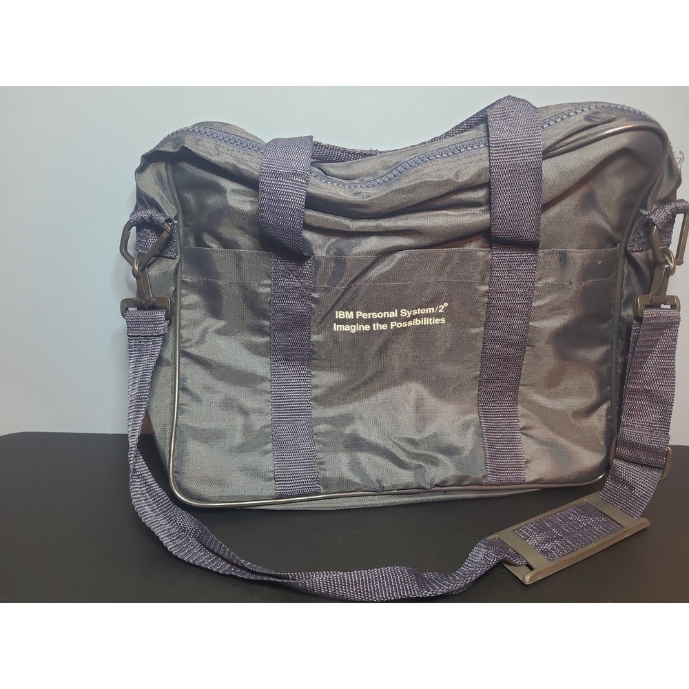 IBM‎ Thinkpad Blue Laptop Case Messenger Bag, Shoulder Strap 17" x 15"